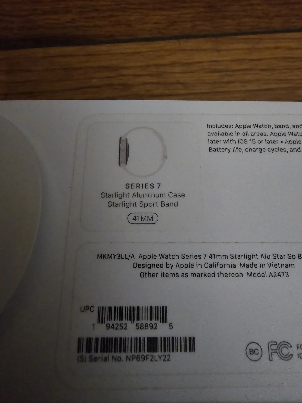 Apple Series 7 watch